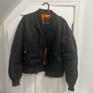 Marc Jacobs Black Bomber Jacket